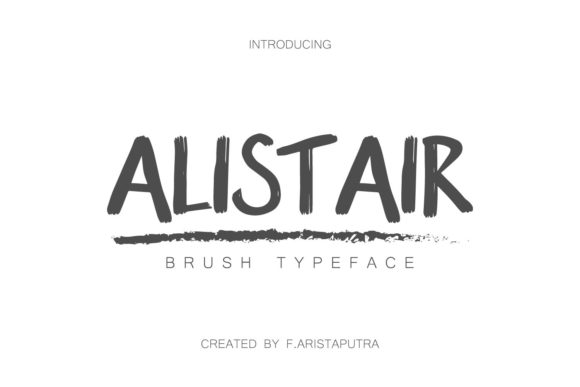 Alistair: A Handwritten Font for Editorial Elegance
