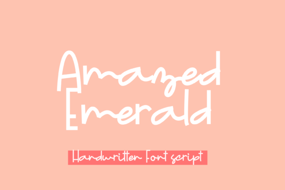 Amazed Emerald: A Chic Script Font for Crafters