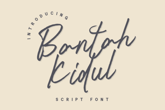 Bantah Kidul: A Versatile Script Font for Editorial Design