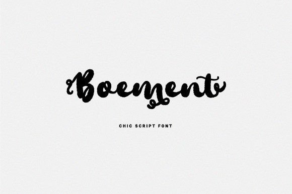 Boement: A Handwritten Font for Chic Web Design