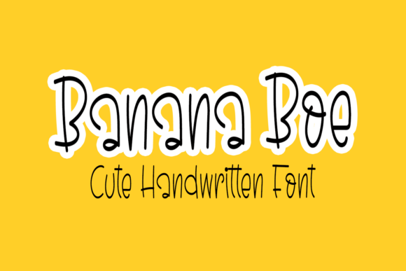 Boost Your Brand with Banana Boe: A Quirky Handwritten Font