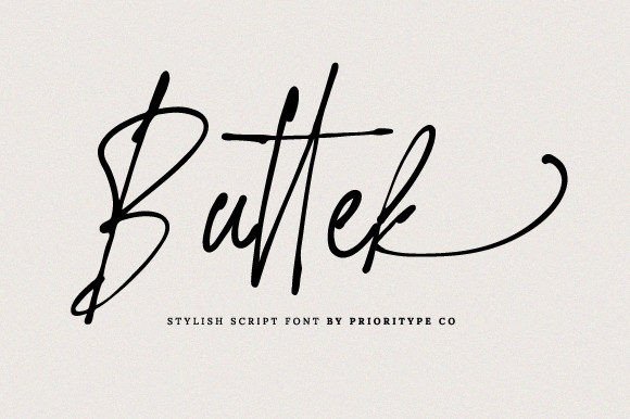 Buttek: The Perfect Handwritten Font for Crafters and Creators