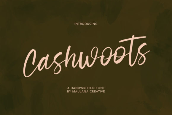 Discover Cashwoots: A Delicate Script Font for Elegant Designs