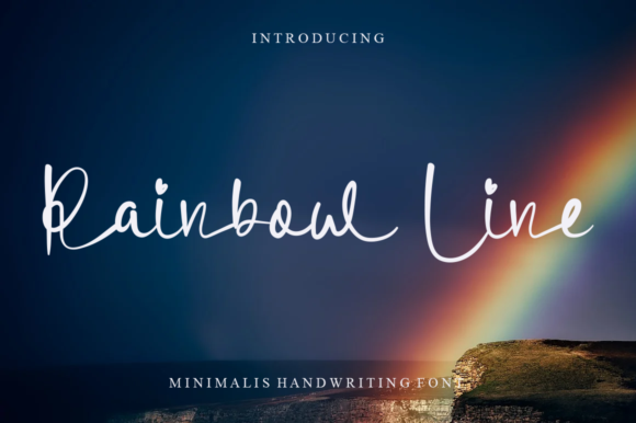 Discover Rainbow Line: A Delightful Handwritten Font