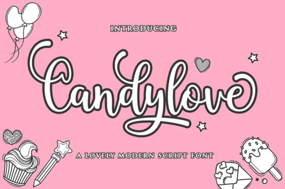 Elevate Your Brand with Candylove: A Sweet and Luxurious Font
