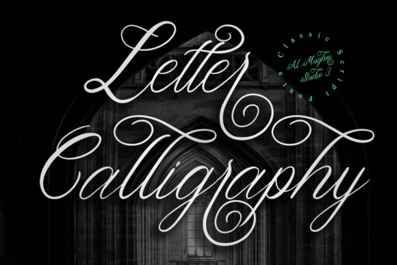 Elevate Your Craft with Letter Calligraphy Font