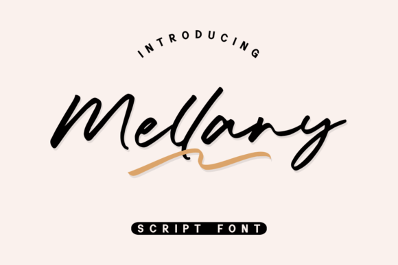 Elevate Your Craft with Mellany: A Graceful Handwritten Font