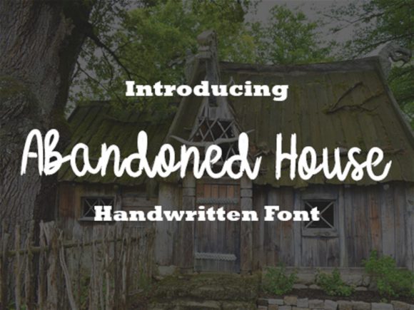 Enhance Your Brand with Abandoned Houses Font