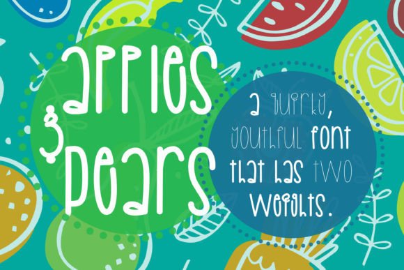 Enhance Your Brand with Apples and Pears Font