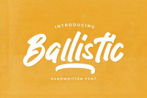 Enhance Your Brand with Ballistic: A Versatile Handwritten Font