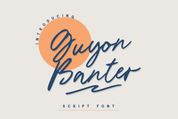Enhance Your Brand with Guyon Banter Font