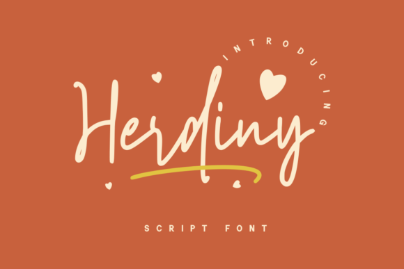 Enhance Your Brand with Herdiny: A Modern Script Font