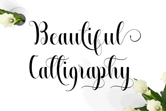 Enhance Your Editorial Design with Beautiful Calligraphy Font