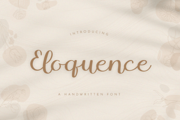 Enhancing Your Brand with Eloquence: A Handwritten Script Font