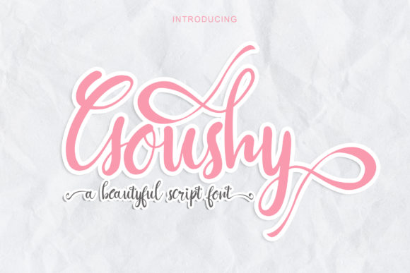 Goushy: A Modern Script Font for Elegant Web Design