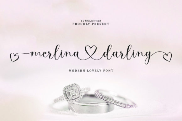Merlina Darling: A Luxurious Script Font for Creative Makers