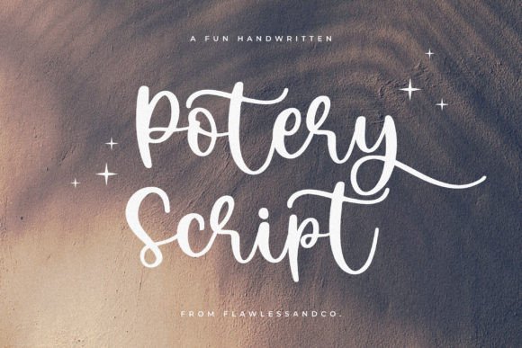 Potery Script: A Charming Font for Creative Campaigns
