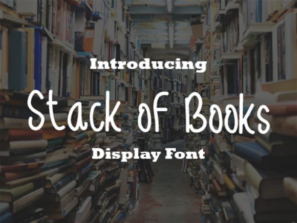 Stack of Books: A Handwritten Font for Professional Branding