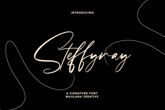 Steffyray: A Dazzling Script Font for Editorial Elegance