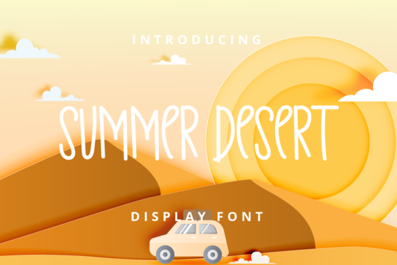 Summer Desert: A Charming Script Font for Editorial Design