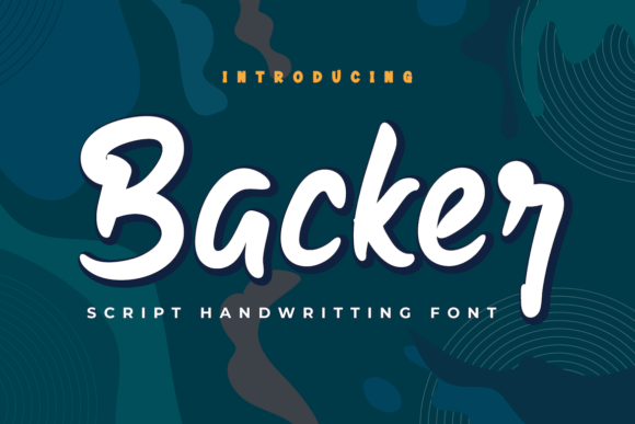 Transform Your Brand with Backer: A Stylish Handwritten Font