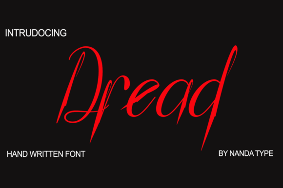 Transform Your Brand with Dread: A Charming Handwritten Font