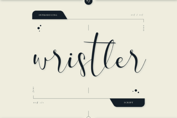 Wristler: A Charming Script Font for Editorial Design